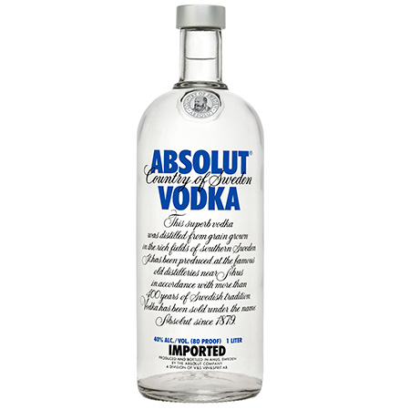 Absolut vodka