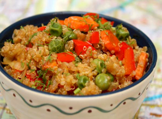 Quinoa stir-fry